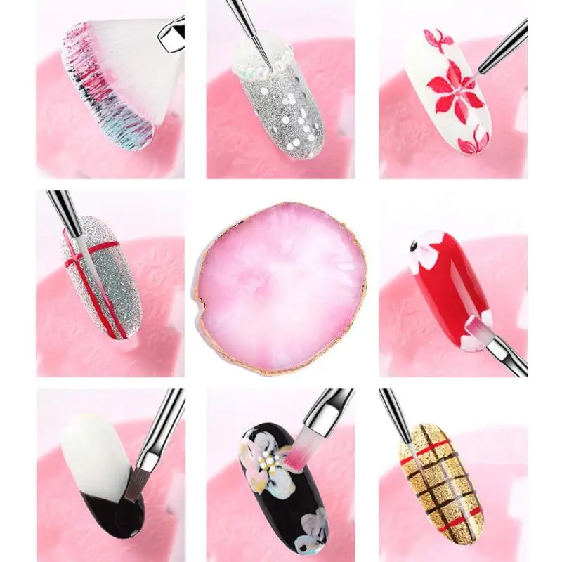 Nail Brushes Set Professional Nail Supplies For Acrylic UV Gel Drawing Dotting Manicure Nail Art Design Tools Makeup Accessorie 4