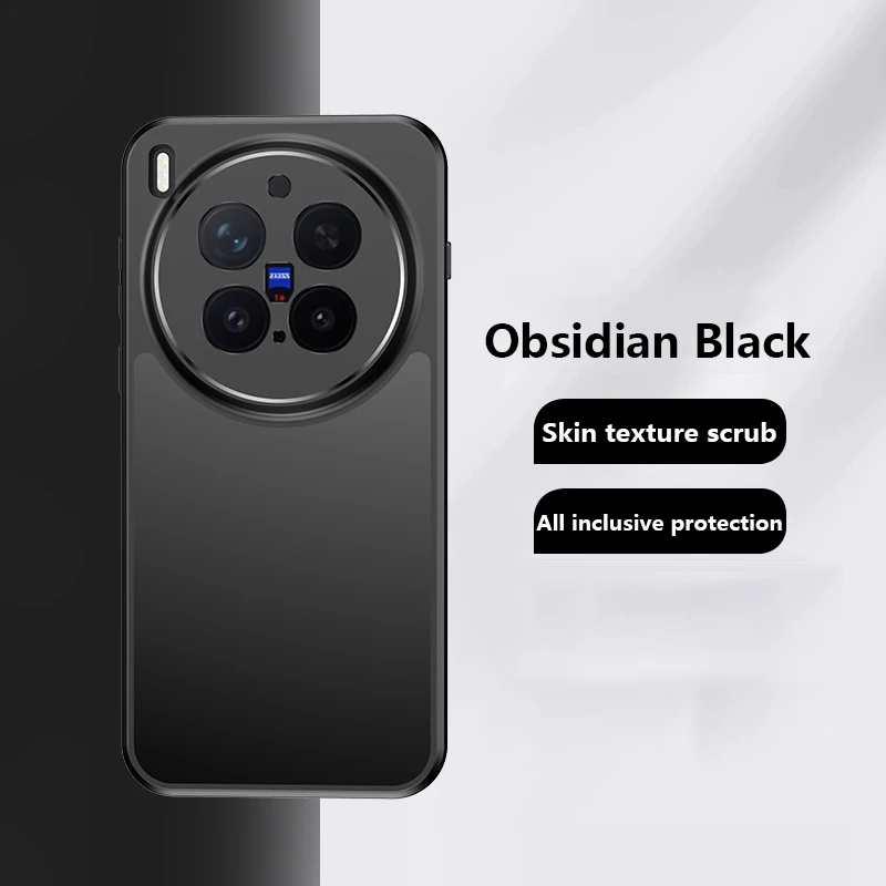 360-Degree Rotation Bracket Matte Frosted Phone Case - Magnetic Shockproof Armor Back Cover