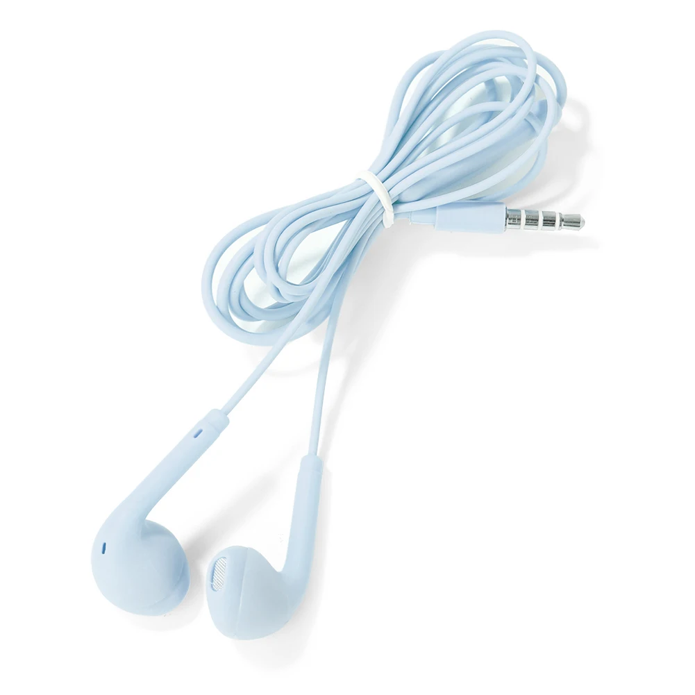 U19 Wired Earbuds Earphones with Noise Canceling Microphone 3.5mm Headphone Plug Earpiece Sport Earbuds Headset 3