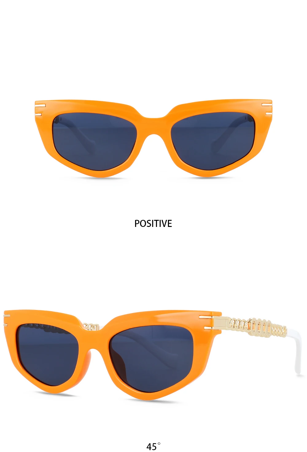 55577 metall Hohl Kette Presbyopie Brille Frauen Katze Augen Retro Luxus Brille Rahmen Marke Designer Computer Literatur Gläser – Detail 12