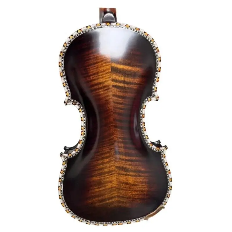 Deluxe fancy Norwegian fiddle 15 " viola 8 strings professional Concert
