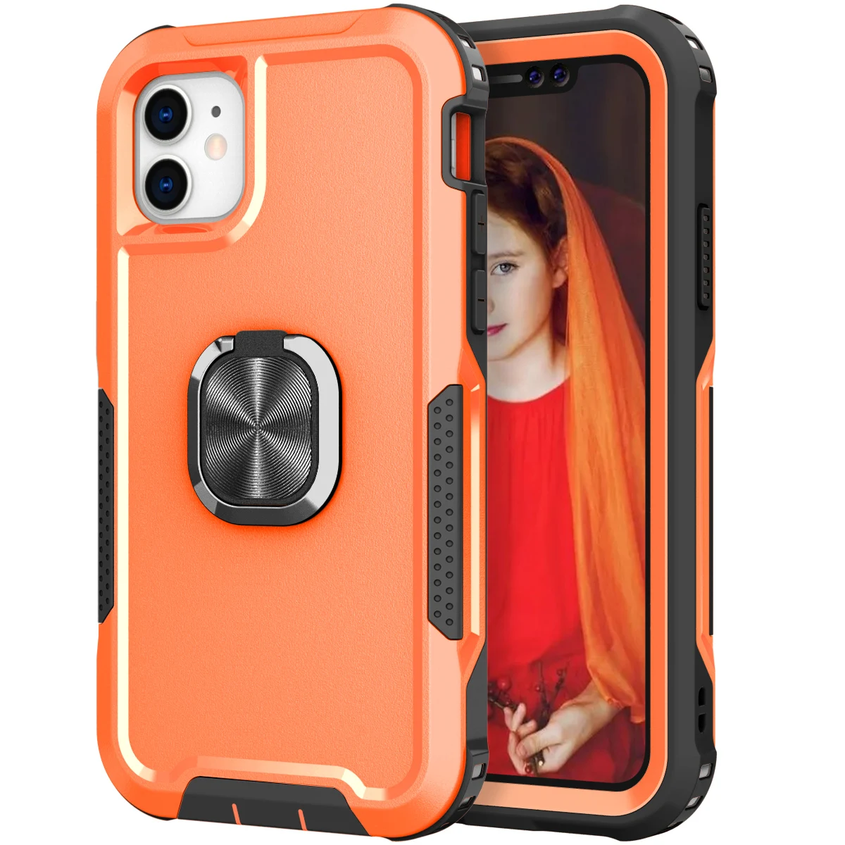 Camara Trasera IPhone 12 Pro Max Funda De Parachoqu Ristente Y Ristente De Lujo Para IPhone 16 Pro Max 15 14 13 12 11 XR XS X 7 8 Plus, Armadura Híbrida