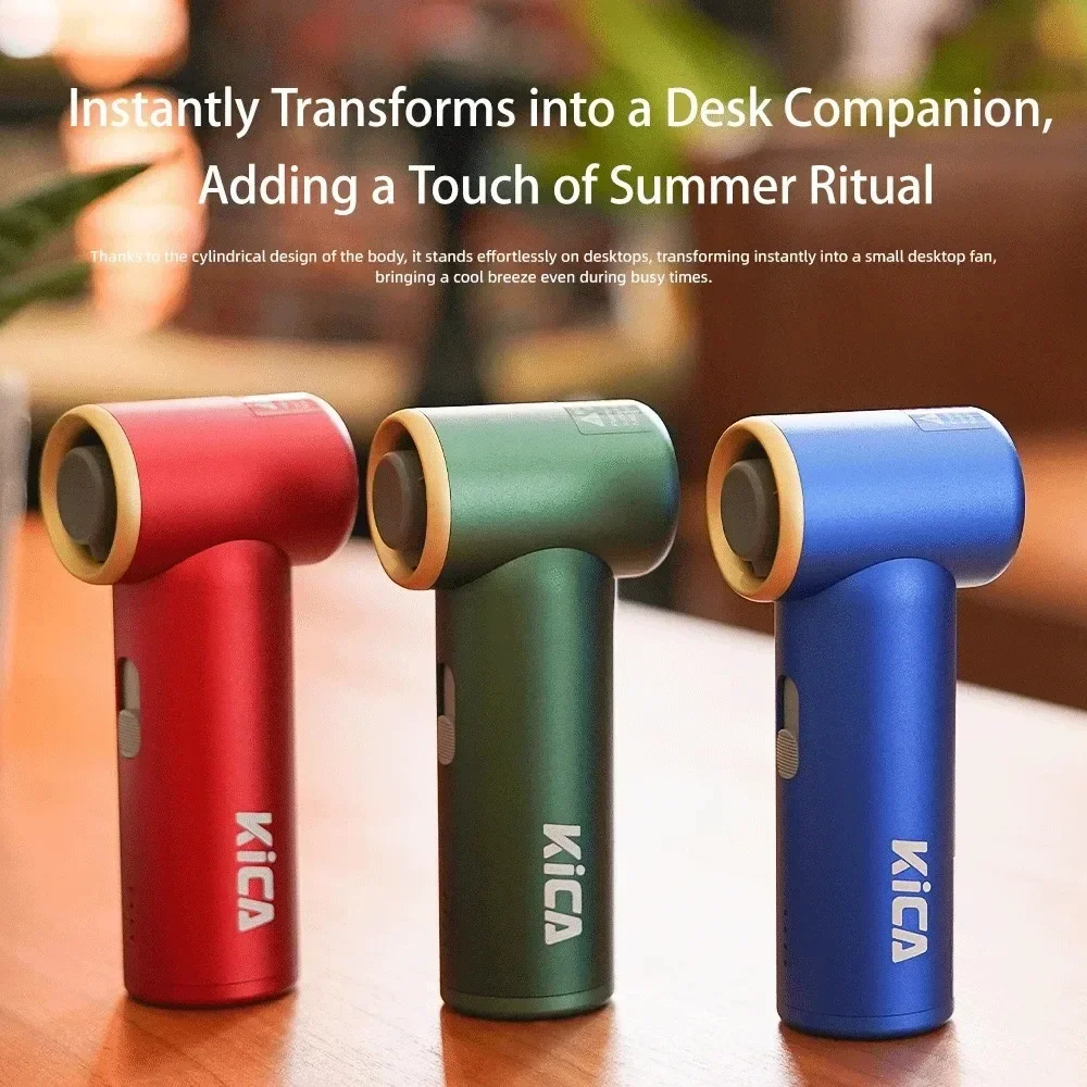 Mini Turbo Jet Fan Jet Brushless Turbine Outdoor USB Recharge Hair Dryer Motor Portable Handheld Cooling Appliance Blower Kica 2
