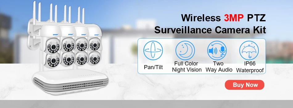 S351937fe0a254cc0b8ea8232c3366f72t Smar Wireless CCTV System Wifi Camera Kit 5MP HD Security Camera Audio AI Face Detect IP 8CH NVR Video Surveillance Set ICSEE