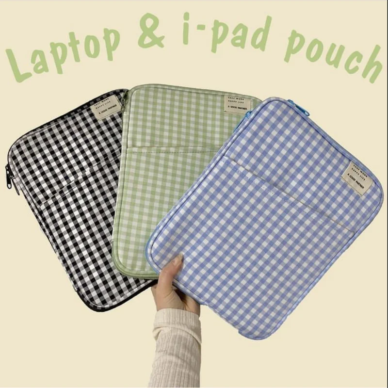 Corea Laptop Tablet Sleeve Bag Per Mac 13.3 Ipad Pro 12.9 9.7 10.5 10.2 Air 4 5 Xiaomi Pad 5 Asus Ipad Custodia Interna 11 13 14 Pollici