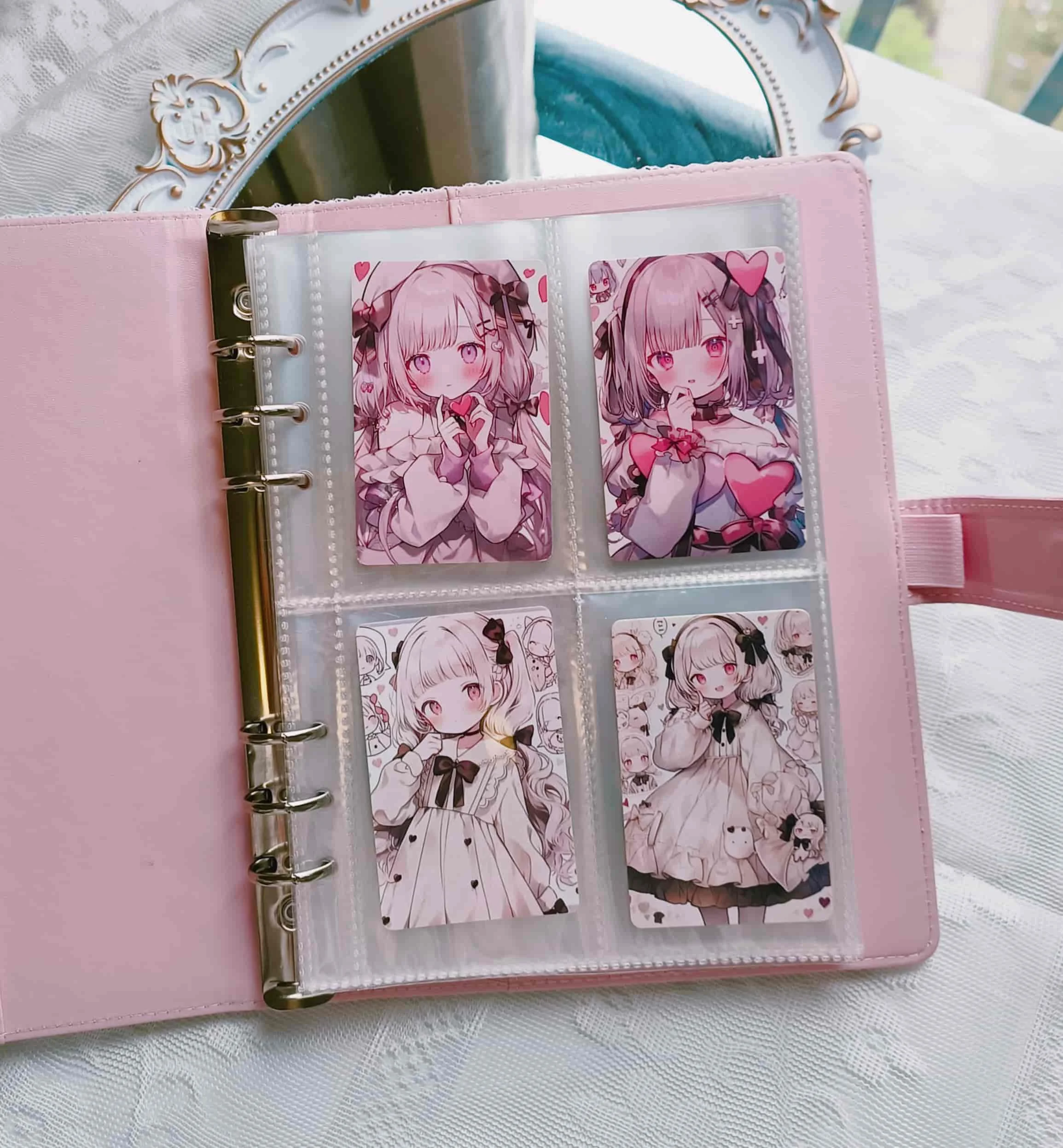 Kpopフォトカードホルダー、a5カードバインダー、カード