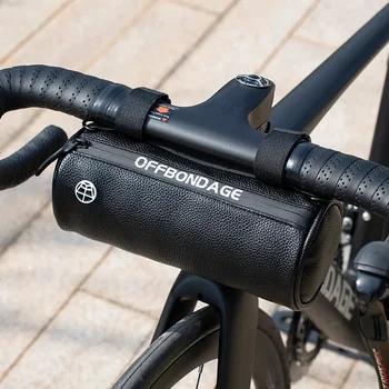 OFFBONDAGE Borsa anteriore per bicicletta Borsa da manubrio impermeabile Borsa a tracolla multifunzionale portatile Borsa da bici Accessori per biciclette MTB