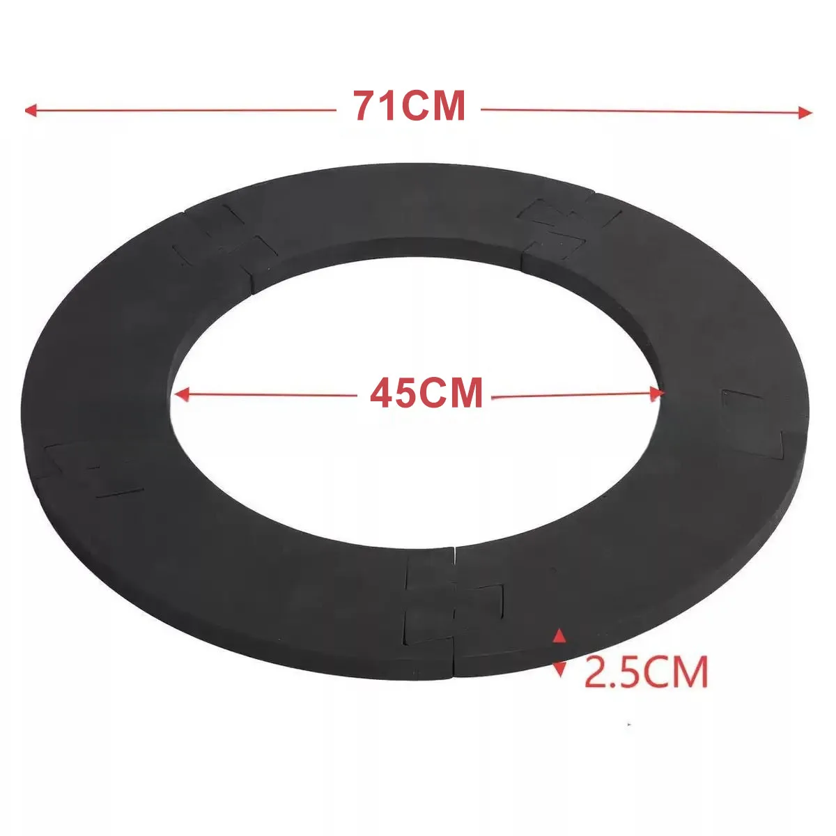 EVA Dartboard Surround Jigsaw Ring, Lightweight Removable Wall Protector For 18-Inch Dart Boards, Indoor Darts Gaming_voghion.com