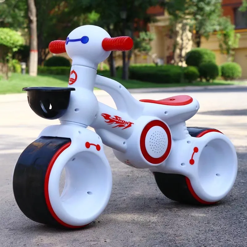 

Children's Music Light Car Balance Without Pedal Scooter Riding Walking Learning Scooter 1-3 Years Old Baby Toys Electric Cars