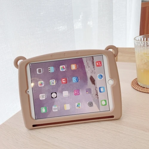 Durable Pink Kids Silicone Tablet Cover