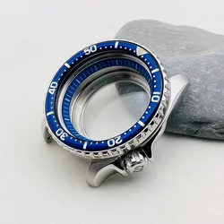 Enhanced Diving Watch Case with Transparent Bottom Cover for Sapphire glass (8)