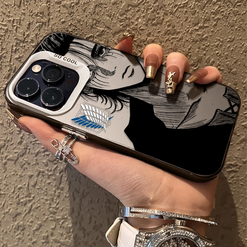 Stylish Eren Yeager Attack on Titan Shockproof Phone Case