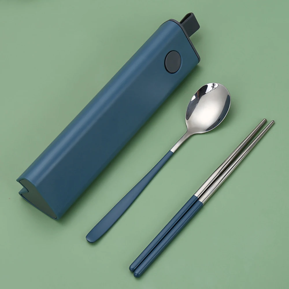 2pcs blue silver