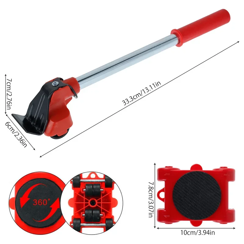 Heavy Duty Furniture Lifter and Mover Set for Washing Machine Refrigerator Transport Furniture Lifting and Moving Help