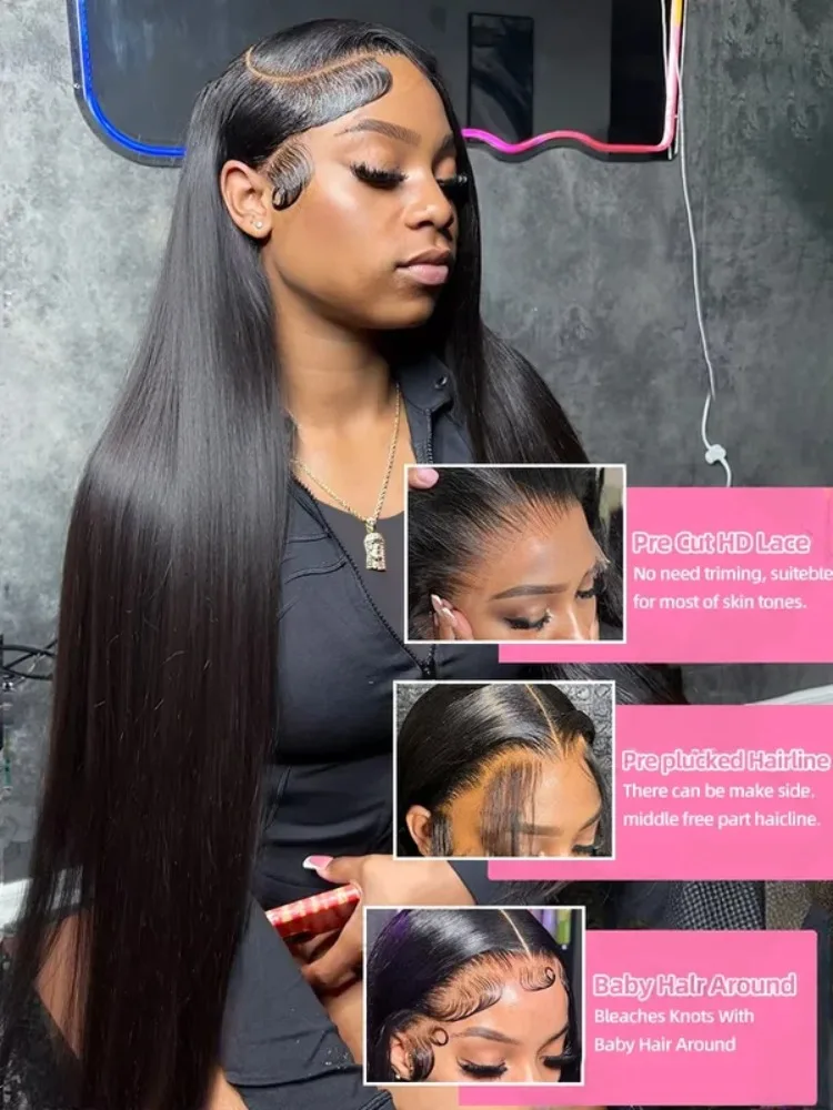 Water Wave Lace Front Wig 5x5 Deep Wave Glueless Closure Wig Brazilian 13x4 13x6 HD Curly Lace Frontal Human Hair Wigs For Women