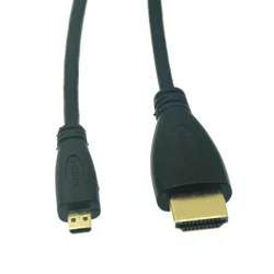 Premium Gold - Plated Micro HDMI to HDMI Cable - Multiple Length Options - 3m