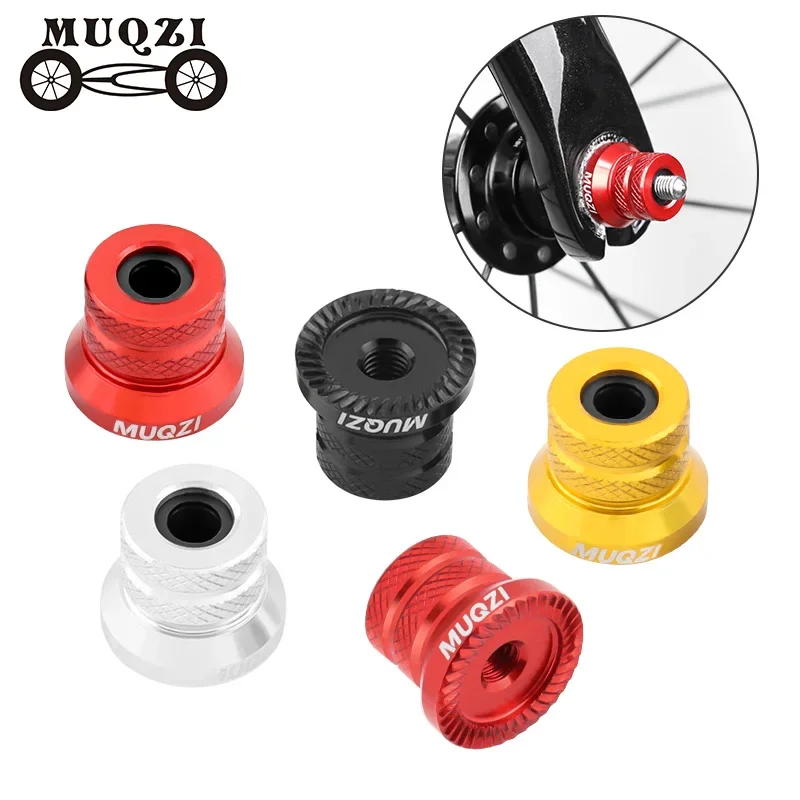 

MUQZI 1 Pair Quick Release Lever Skewers Screw M5 Hub Front Rear Skewers Bolt MTB Road BMX Fixed Gear Bike Wheel Hub Parts