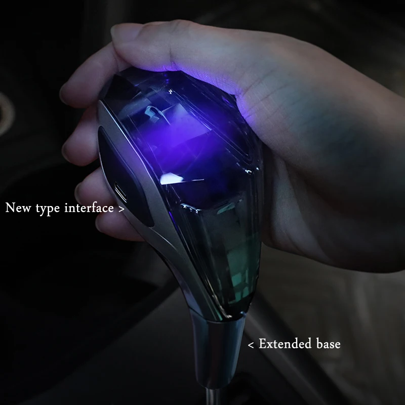 Shift Knob Head Crystal Gear Head Colorful LED Touch Luminescence For Lexus is250/es300/ls400/gs300/rx350/LM300h/LX570 harrier
