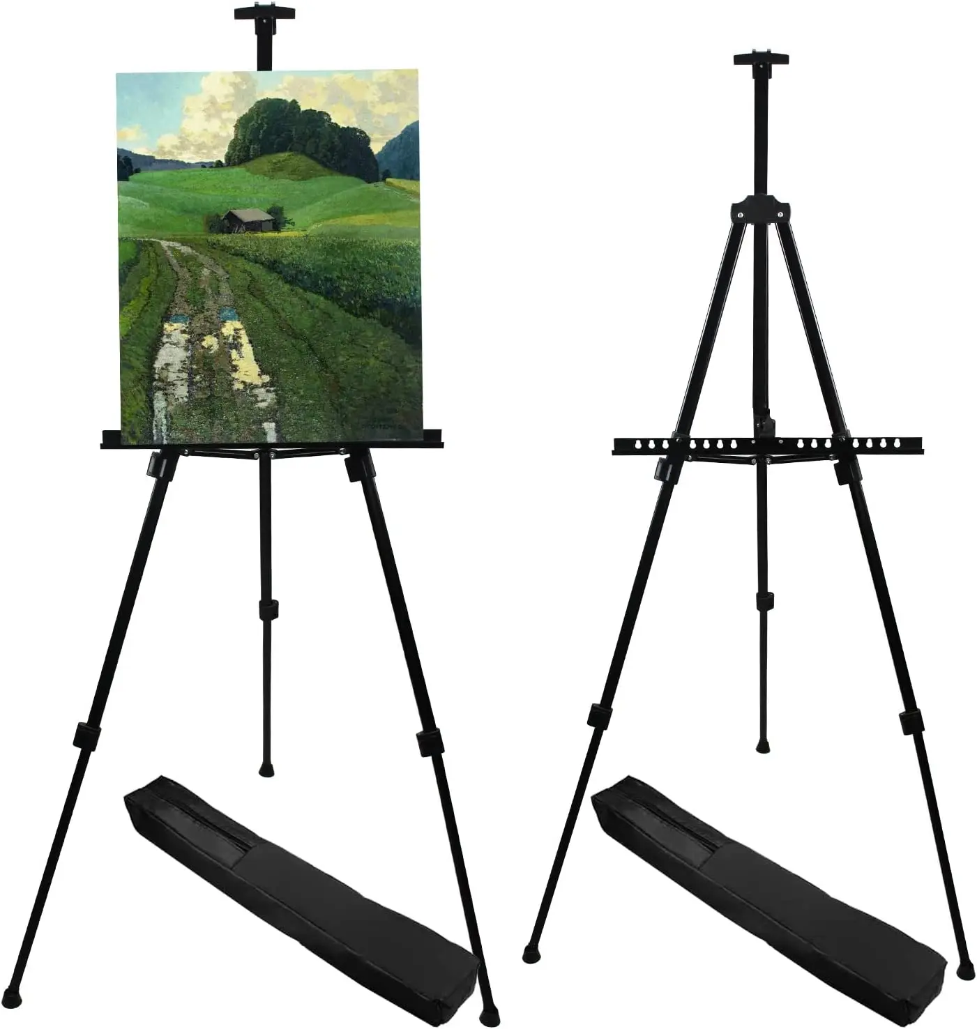 Tripod Display Easel Tabletop Easel Stand Adjustable Height Tilt Artist  Painting Easel for Posters Floor Party Wedding Cemetery - AliExpress