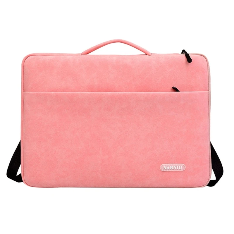 PU Laptop Bag Shoulder Carrying Bags for 12 14 16in Computer Notebook
