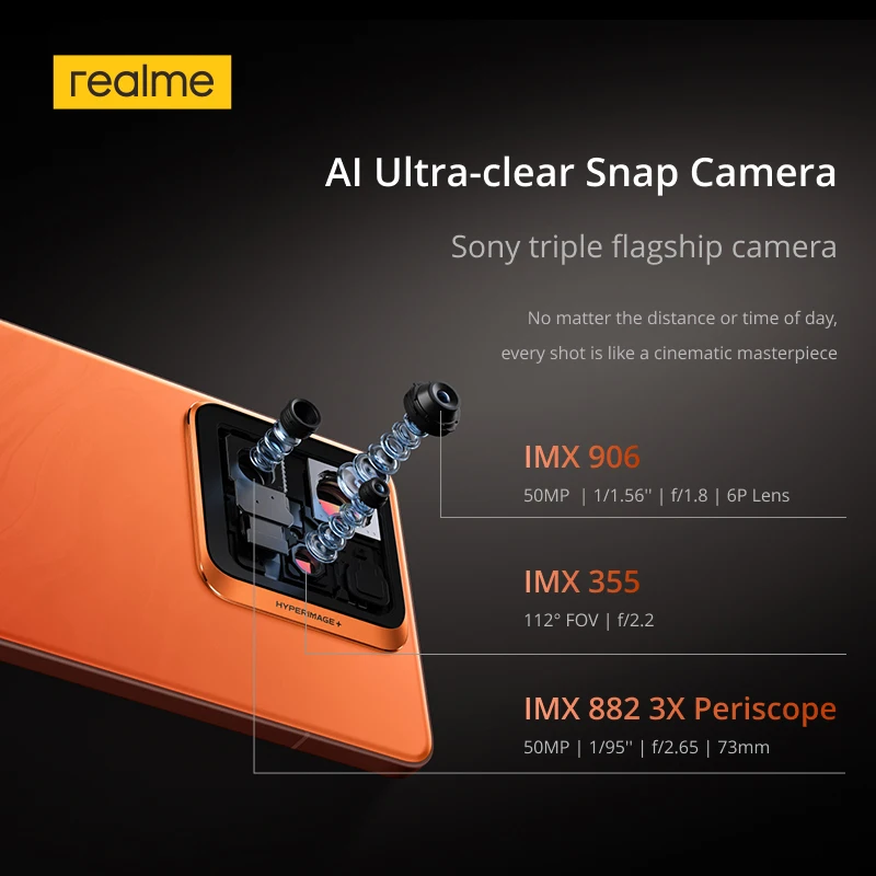 新品未開封realme GT7 Pro 星迹钛 12GB+256GB Original Unlocked Realme GT7 PRO GT 7Pro Snapdragon 8 Elite