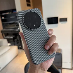 Luxury Carbon Fiber Slim Protective Back Cover for Honor Magic8 Pro (GRAY)