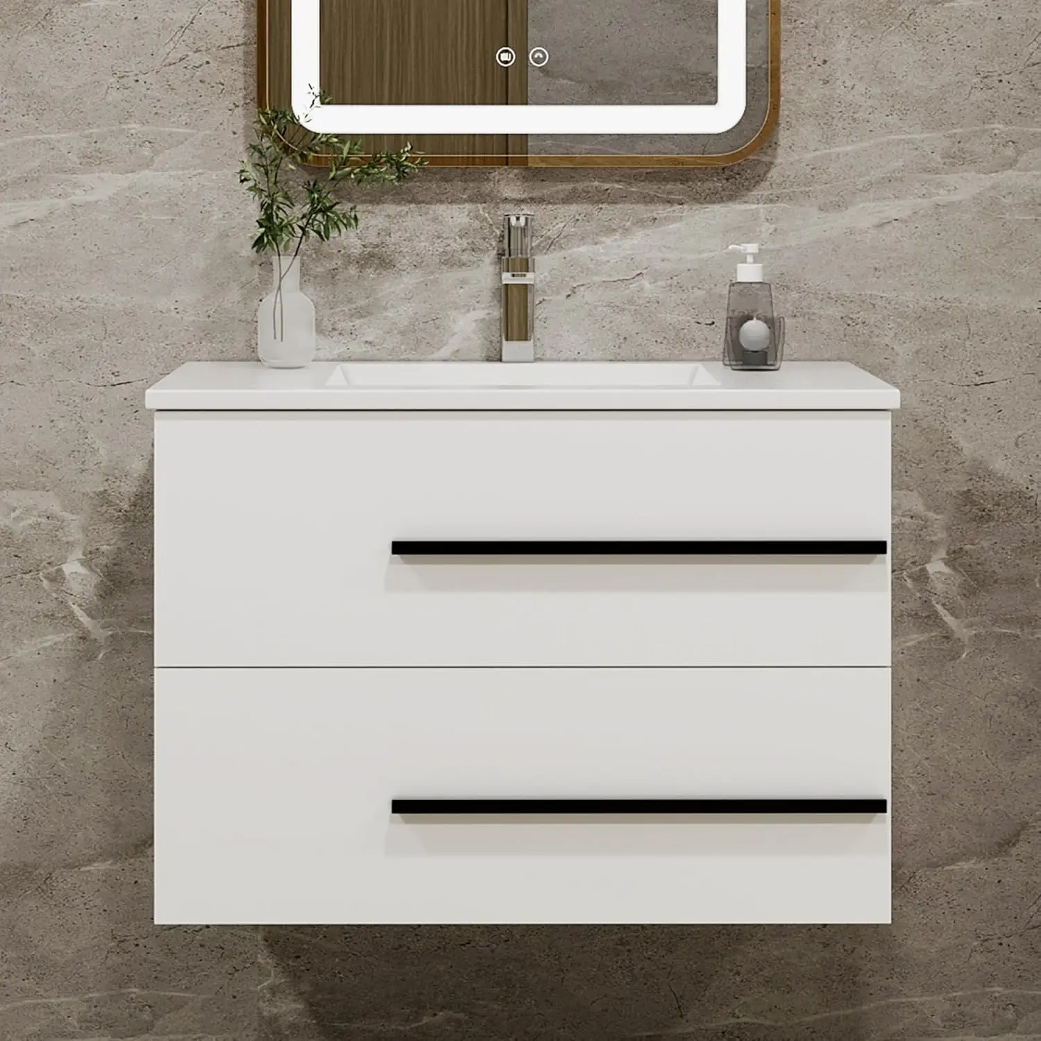30" Floating Vanity Sink 1