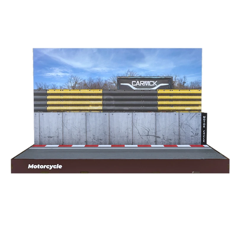 

Модель мотоцикла DIY 1:12, пылезащитный дисплей, фотография парковки, сцена для литых автомобилей, модель игрушечного дисплея