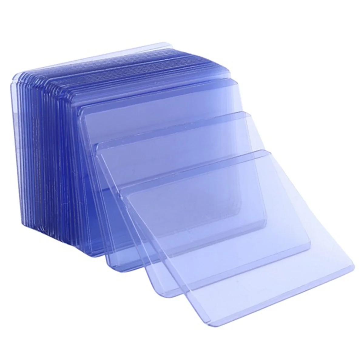 36Pcs 35PT 3 X 4 Inch Hard Card Sleeves PVC Clear Protective Sleeves Holder for Baseball/Sports/Trading/Game Card 4