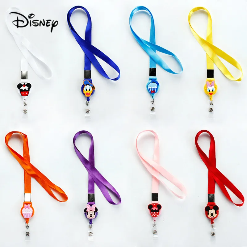 Disney Retractable Phone Lanyard Children Student ID Card Holder Nurse