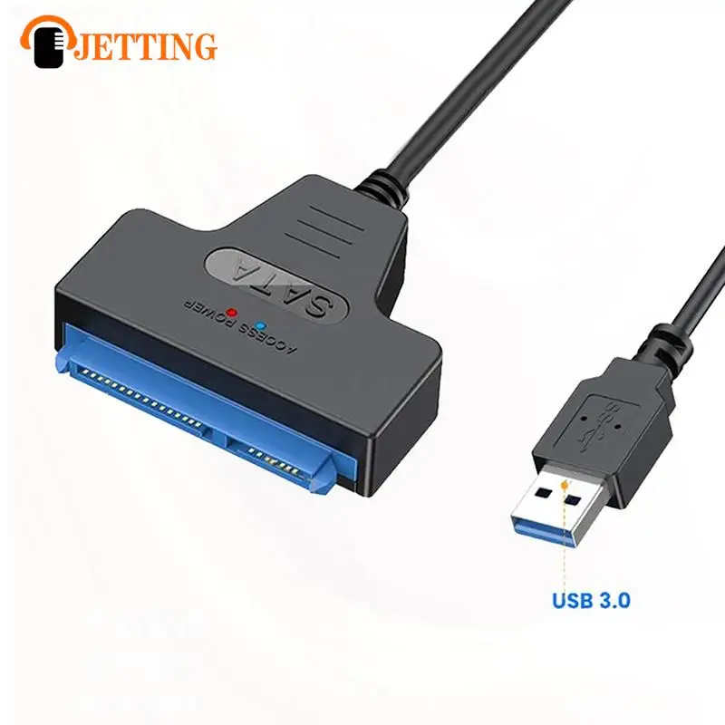 고속 전송 외장 하드 디스크 변환기, 7 + 15 22 핀 SATA 3 케이블 2.5 HDD/SSD USB 어댑터, 5Gbps, Windows 7/10 에 적합