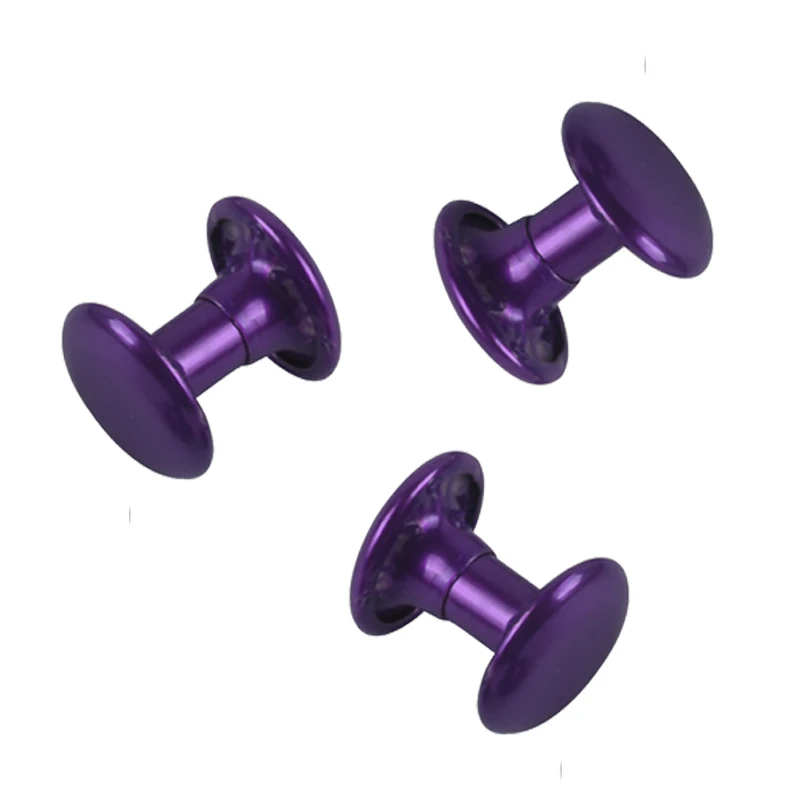 Purple Rivet 20pcs 8x8mm Purple Colors Rivets Metal Rivet Double Cap Rivets For ...