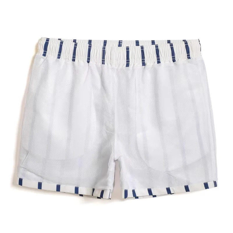 Men Stripe Shorts Quick Drying Baggy Male Summer Shorts Men Fashion Beach Board GMA2634