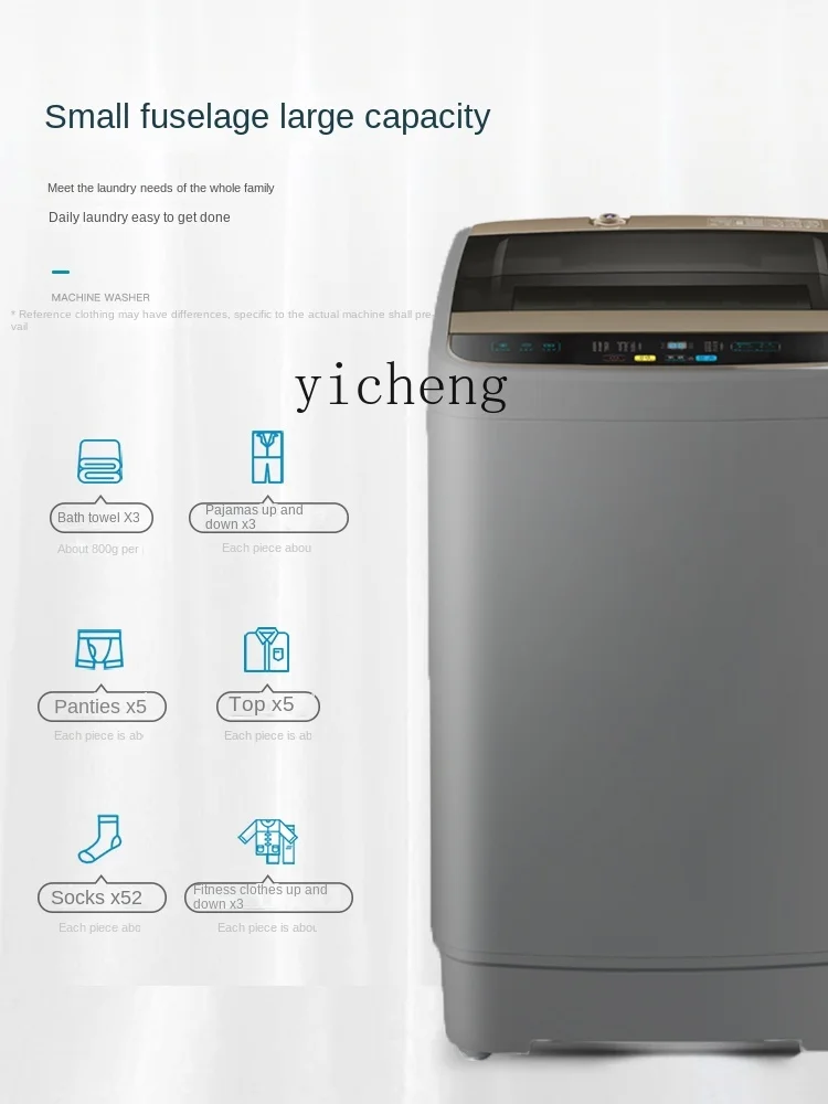 XL Full-Automatic Impeller Washing Machine for the Elderly 8/9kg Small One-Click Washing Machine 3