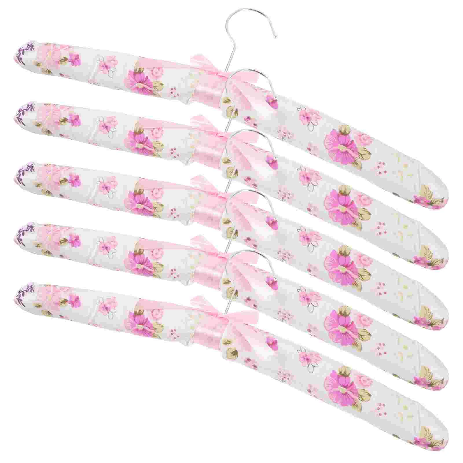 

Padded Hangers Coat Clothing Storage Racks Pants Sponge Dress Clothes Cabinet Liner