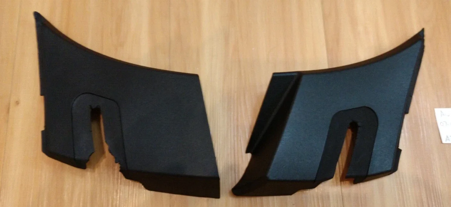 פאנל צד שמאל+ימין עם פתח יציאה 25820729 25820730 עבור Cadillac Escalade Chevrolet Tahoe GMC Yukon 07-14 קצה גריל כניסת אוויר