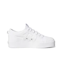 Adidas Originals Nizza Platform Fabric Low top Skateboard Shoes Femme Blanc 3