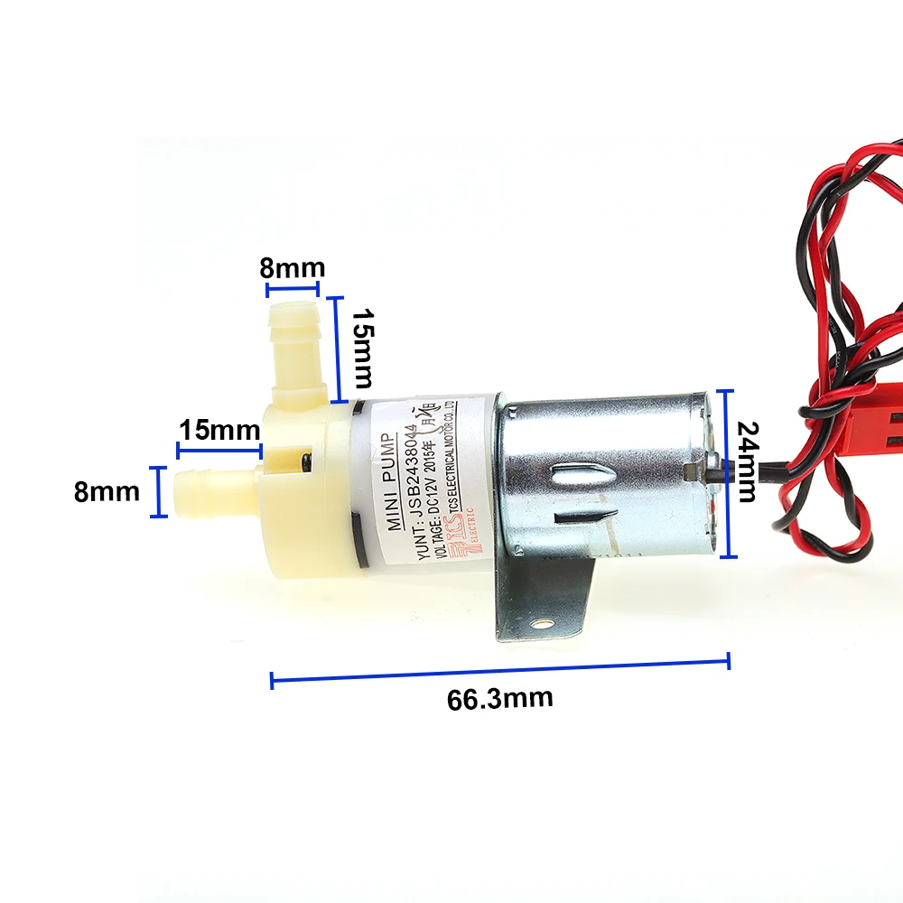Mini 370 Water Self-priming Pump DC 7.4V 12V Diaphragm Pump 3 Meters Lift Suction Large Flow 1L/m for Water Dispenser