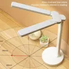 LED Desk Lamp 3 Levels Dimmable Touch Night Light USB Rechargeable Eye Protection Foldable Table Lamp For Bedroom Bedside Readin 2