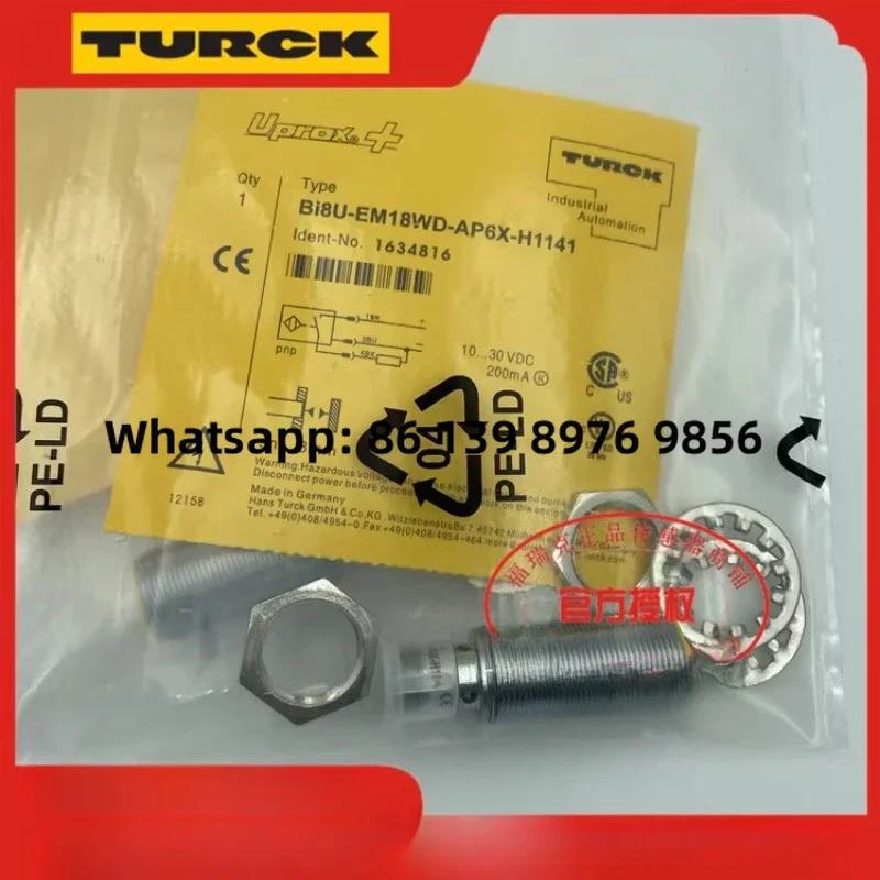 

TURCK Bi8U-EM18WD-AP6X-H1141 1634816 Индуктивный переключатель с датчиком приближения DC 3-wire PNP