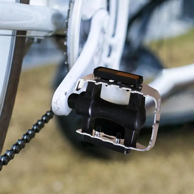 Bici Plegable Pedales S Aleación Aluminio Par Rodamientos