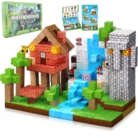 Magnetic Building Blocks Toy Build Mine Magnet World Construction Set STEM Sensory Educational Christmas Gift 1
