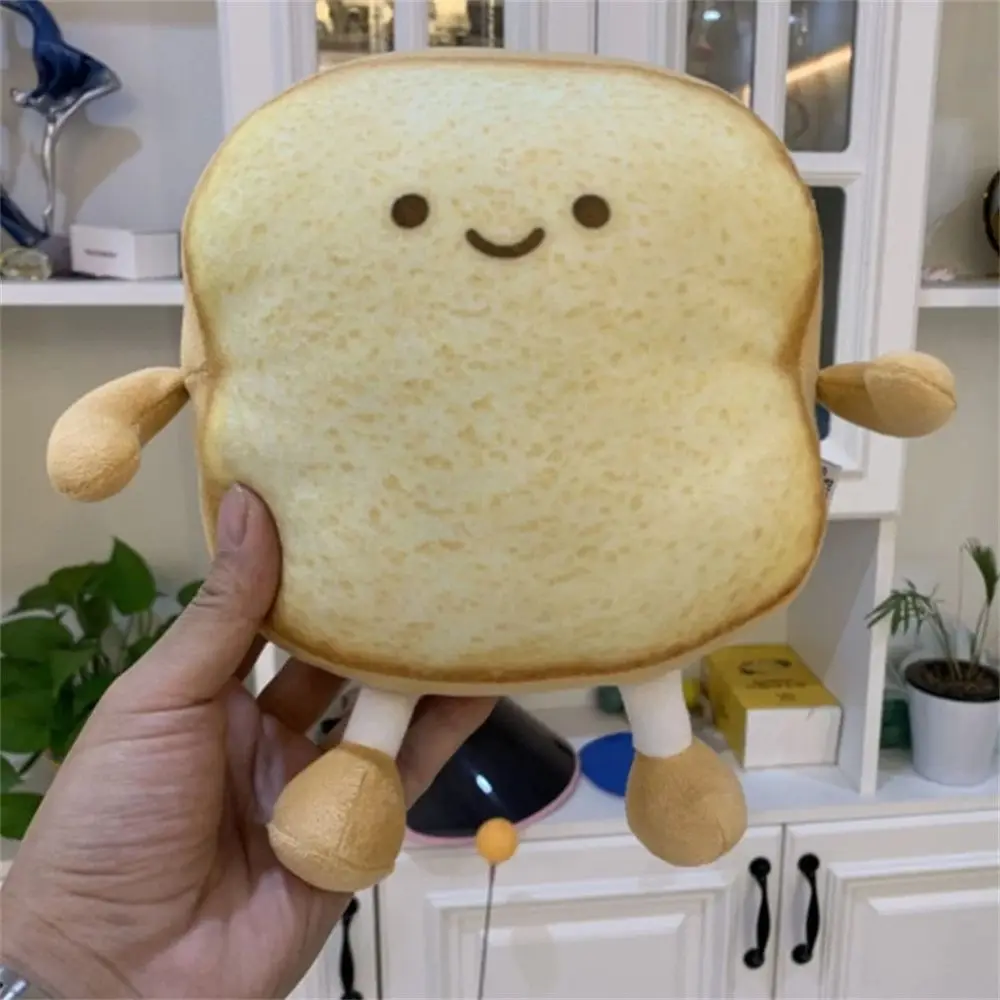 Stuffed Toys Christmas Gift Home Decor Bedroom Decoration Toast Bread  Peluche Doll Stuffed Plushie Bread Slice Pillow - 3