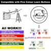 2 Buttons Garage Remote for Security+ 390MHz 315MHz PURPLE/RED/ORANGE Yellow/GREEN Opener 2 Modes Switching 3