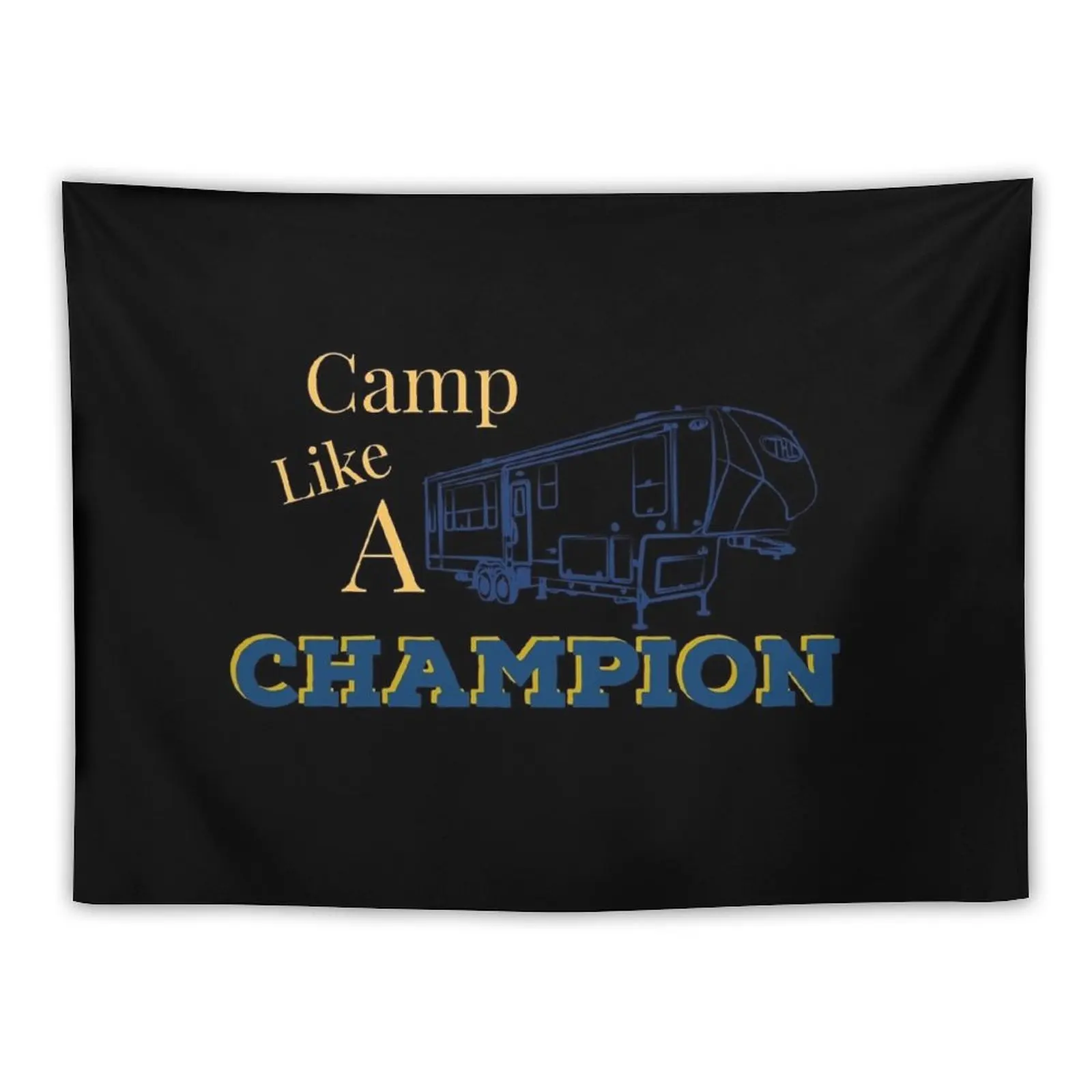 

Camp Like A Champion Tapestry Aesthetic Decoration Decoration Aesthetic Cute Decor Room Decoration Aesthetic Tapestry