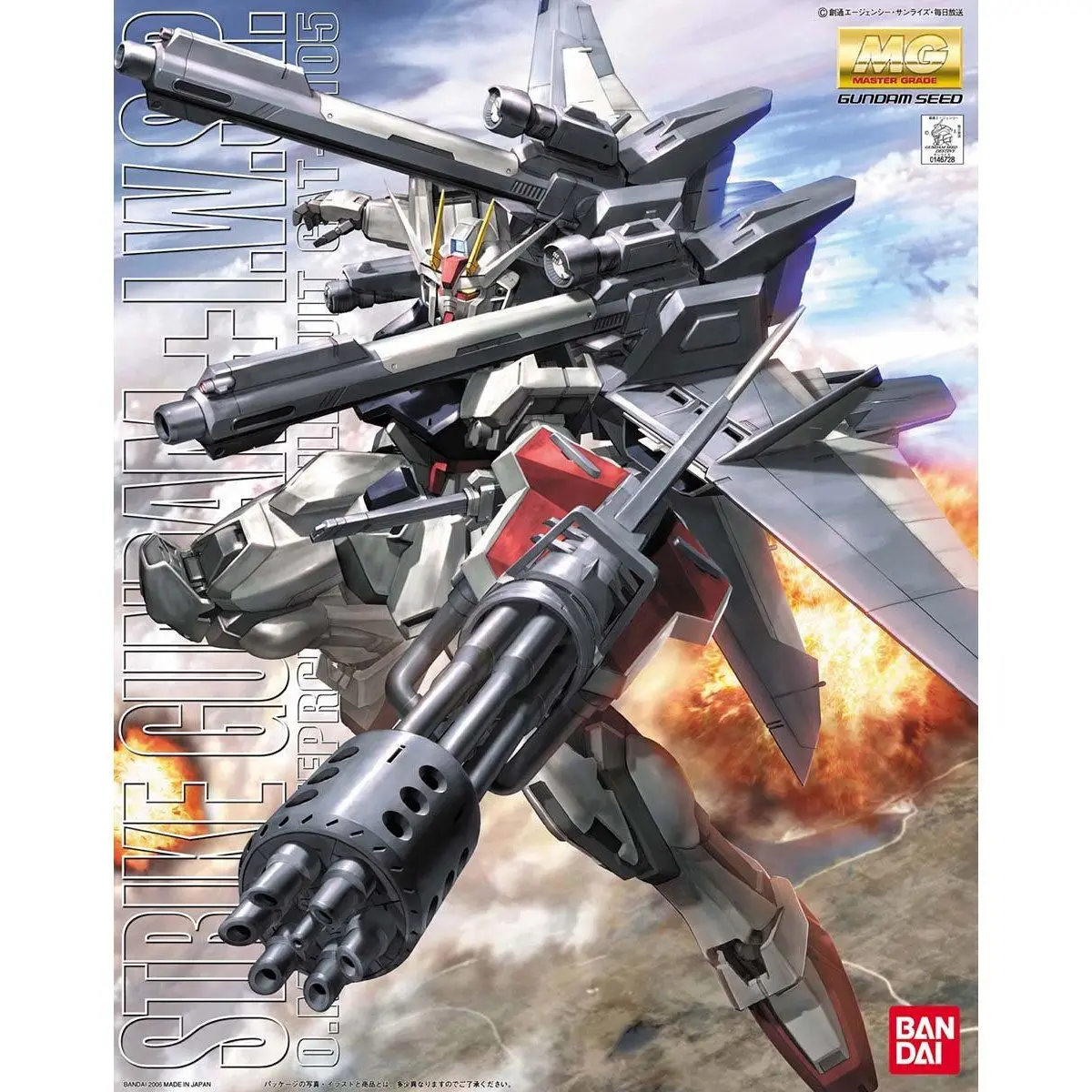 Bandai Gunpla Mg 1/100 Gat-X105 Strike Gundam Iwsp Assembly