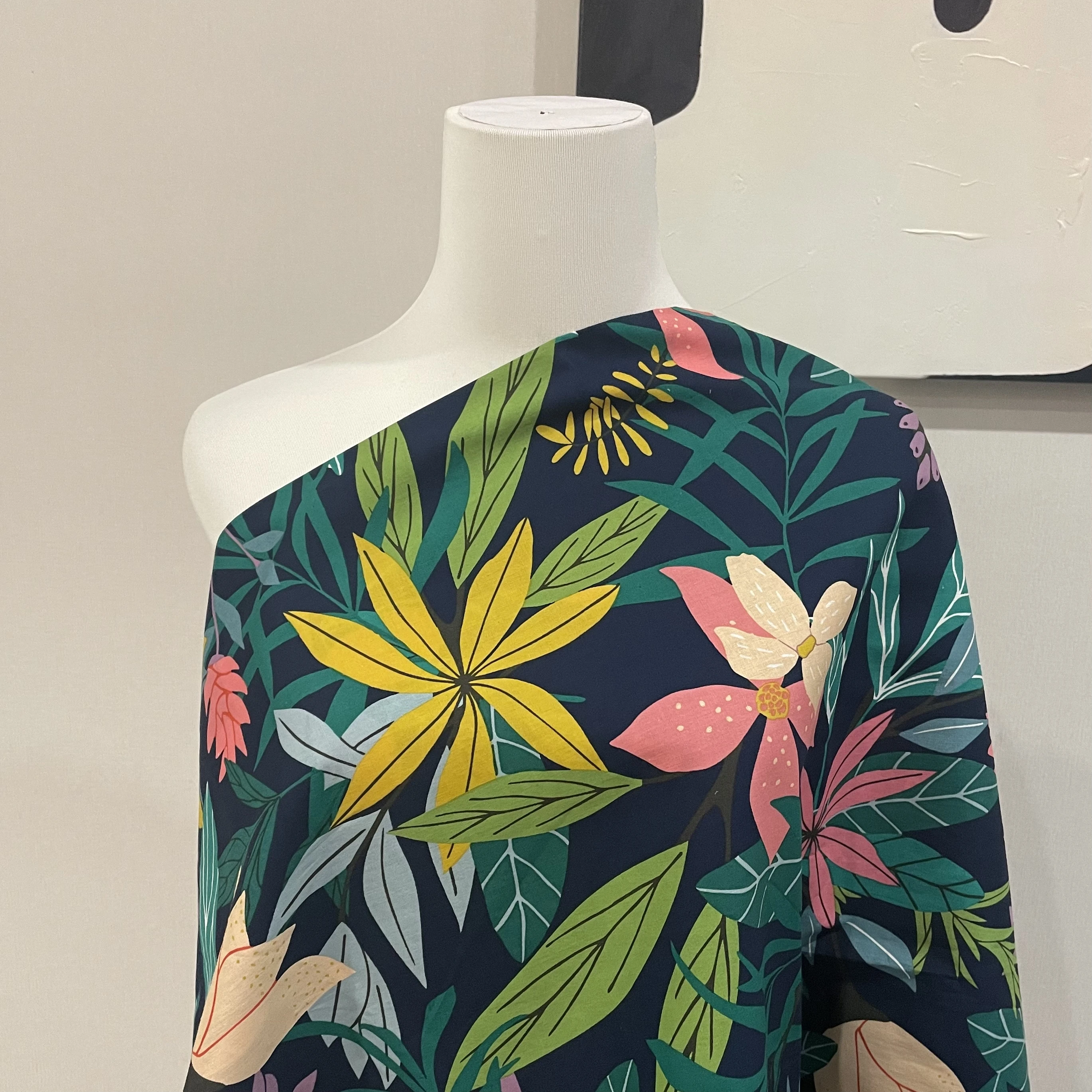 Density Poplin 100%Cotton Abstract Plant Leaves 40S Tissun Liberty Fabric For Kids Baby Sewing Cloth Dresses Skirt DIY Handmade cotton fabric,cotton poplin fabric