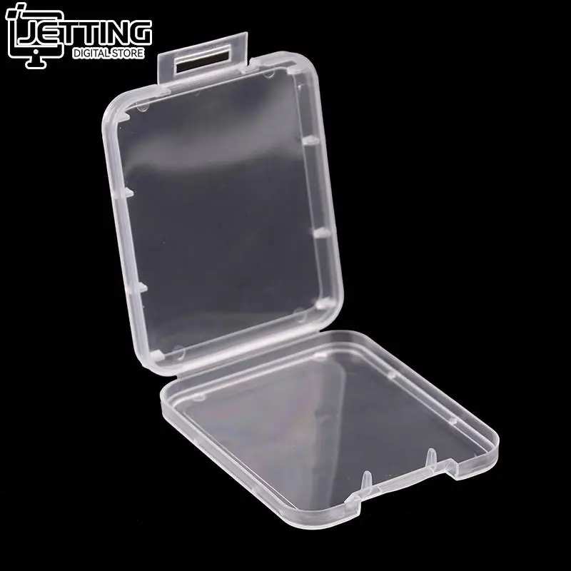 5 Pz/Lotto Custodia Protettiva Scatola Di Cassa Di Carta Di Memoria Per Sd Sdhc Mmc Xd Card Cf Bianco Trasparente