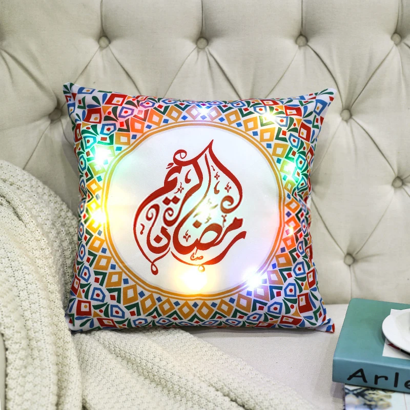 ramadan décoration taie d'oreiller islam musulman arabe coussin design  arabe Eid Mubarak