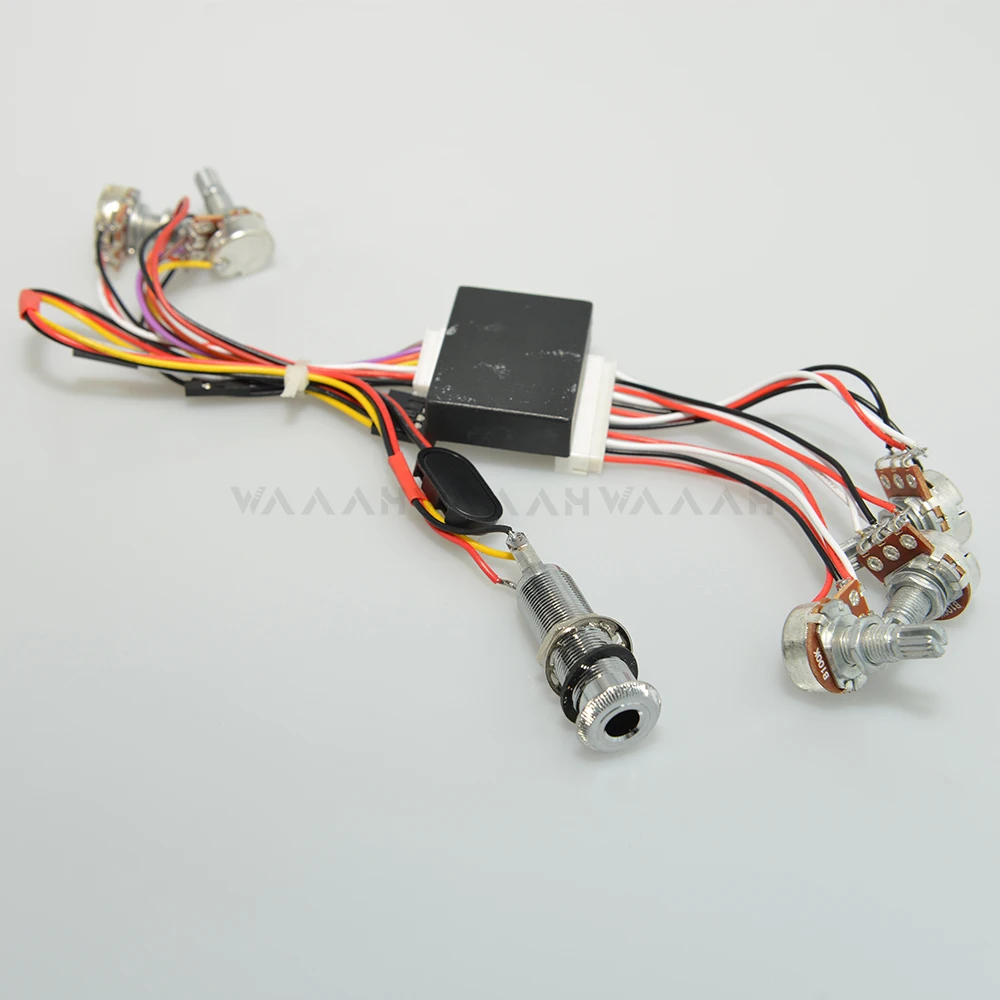 베이스 3 밴드 액티브 및 패시브 EQ 이퀄라이저 프리앰프 회로는 베이스 픽업에 적합합니다.